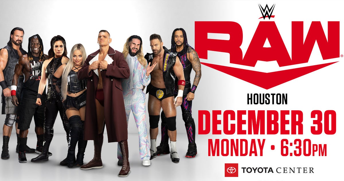 WWE RAW in Houston, TX - Get Tickets for December 30, 2024 at Toyota Center