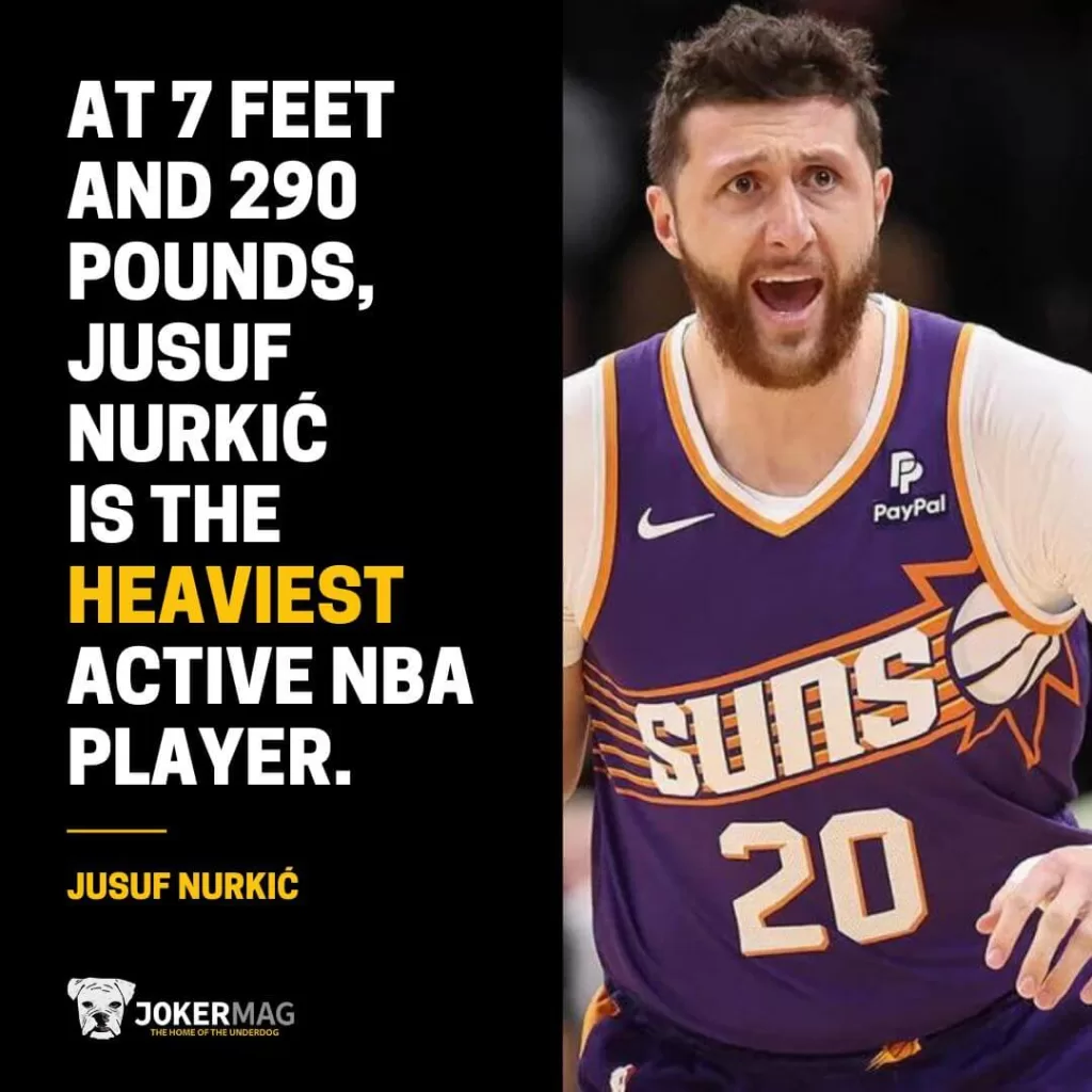 Meet the Heaviest Active NBA Player in 2024: Jusuf Nurkić and More