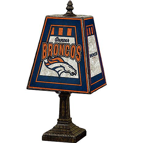 NFL Art Glass Team Lamp – Unique Custom NFL Lamps for Fans