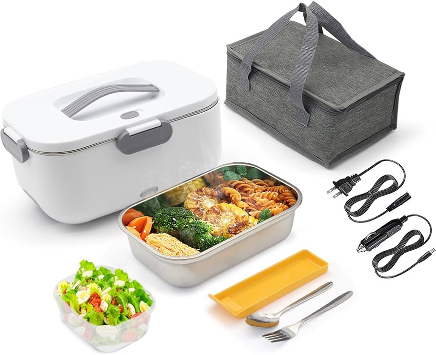 Portable Heated Lunch Box: Keep Your Meals Hot Anywhere, Anytime
