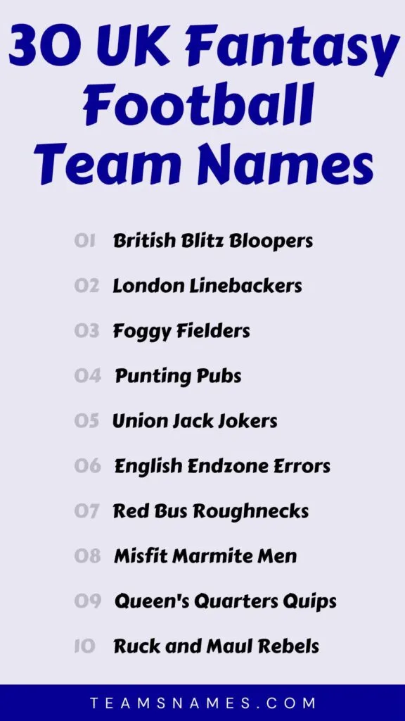 Offensive Fantasy Football Team Names: What You Need to Know