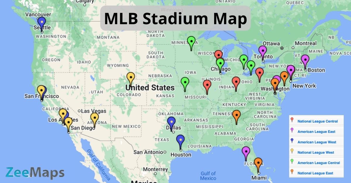Interactive MLB Baseball Stadiums Map: Discover Every Major League Venue