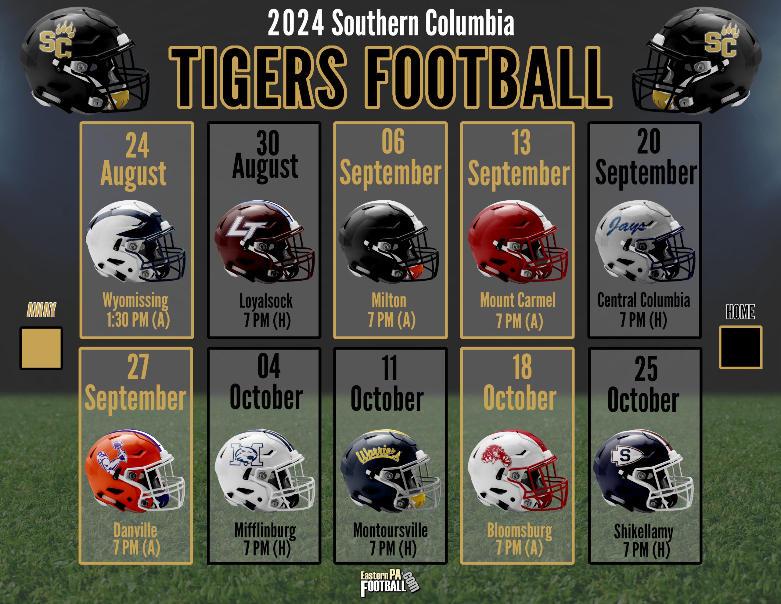 Southern Columbia Tigers Football: Season Highlights and Team Stats