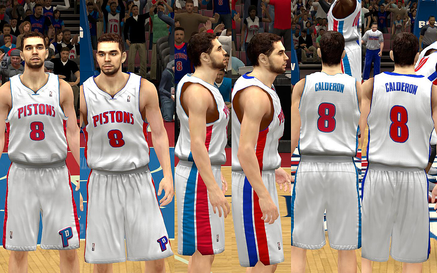 NBA 2K18 Pistons Jersey Download - NLSC Exclusive