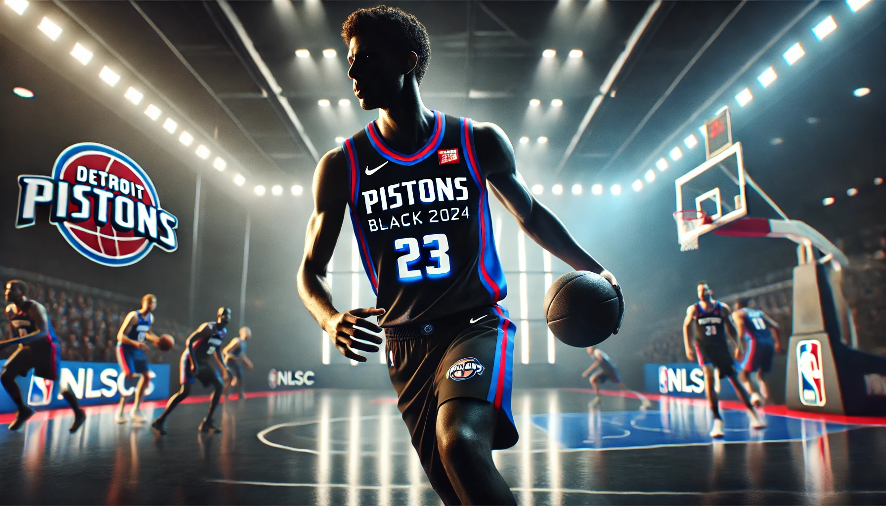 NBA 2K20 Pistons Black Concept Jersey Mod: Perfect Update for NLSC