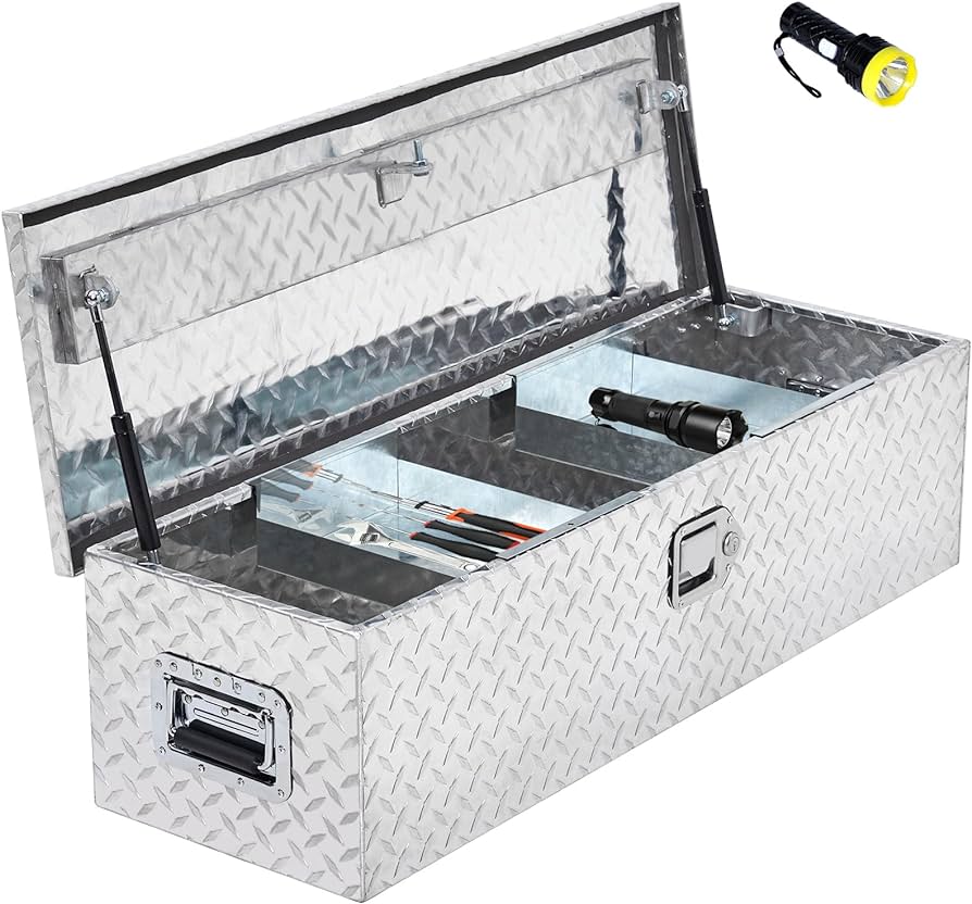 Heavy-Duty Aluminum Truck Side Tool Boxes for Easy Access and Durability
