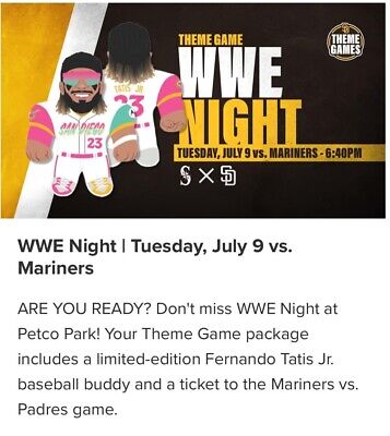 Get the Exclusive Fernando Tatis Jr. WWE Night Baseball Buddy – Perfect for Padres Fans