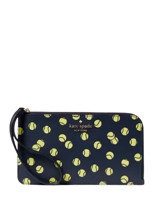 Lucy Tennis Toss Medium L-Zip Wristlet by Kate Spade - Perfect for On-the-Go