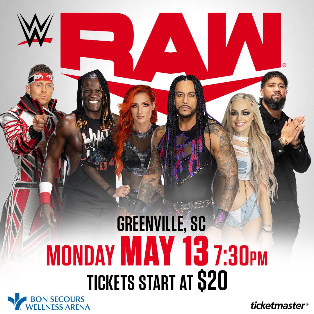 WWE is Coming to Greenville SC: Unforgettable Wrestling Action