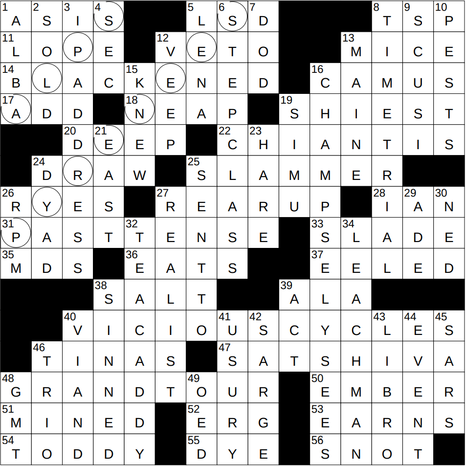 Need Help with Box filled with bags NYT Crossword Clue?