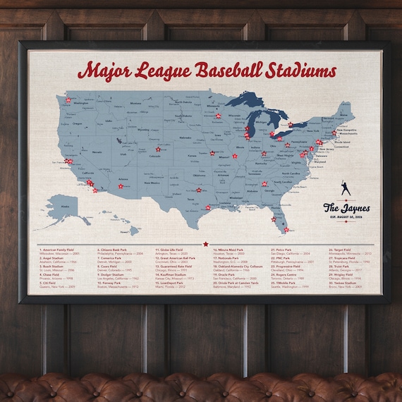 Complete MLB Baseball Stadiums Map for Fans and Travelers