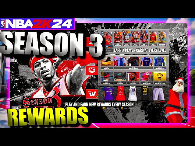 NBA 2K24 Season 3 Rewards: Diamond Players and Cool Items