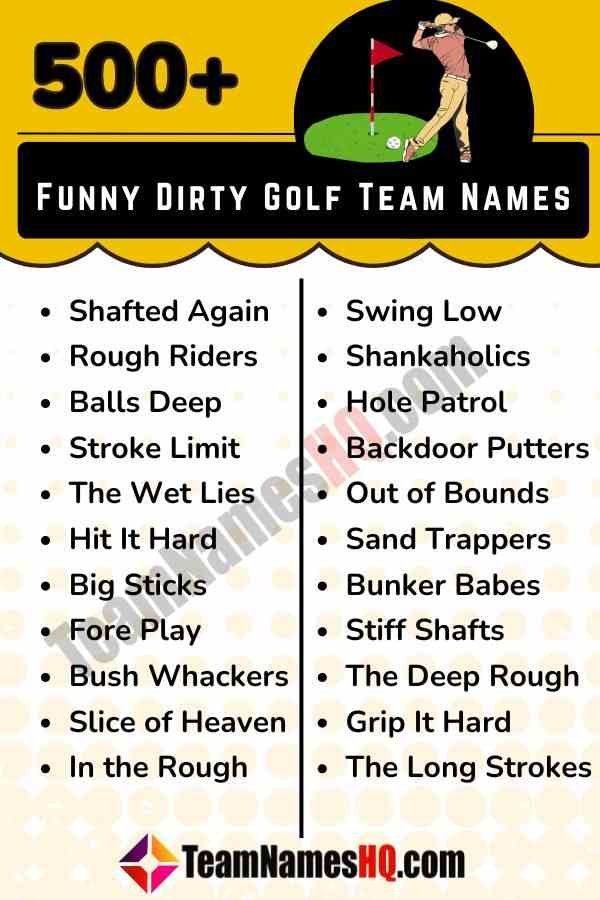 Looking for Funny Golfer Names? Discover the Best and Funniest Ones Right Here