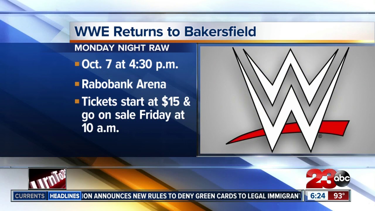 WWE Returns to Bakersfield, CA: A Night of Thrilling Wrestling