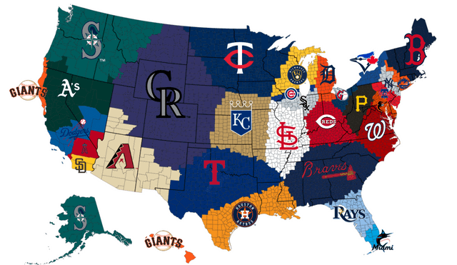 Explore the MLB Map of America: Discover All the Teams and Their Home Cities!