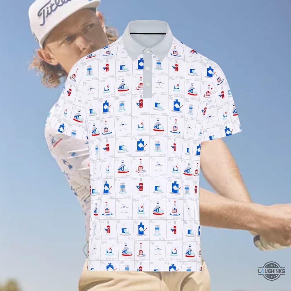 Cool Periodic Table of Booze Golf Shirt: The Ultimate Gift Idea