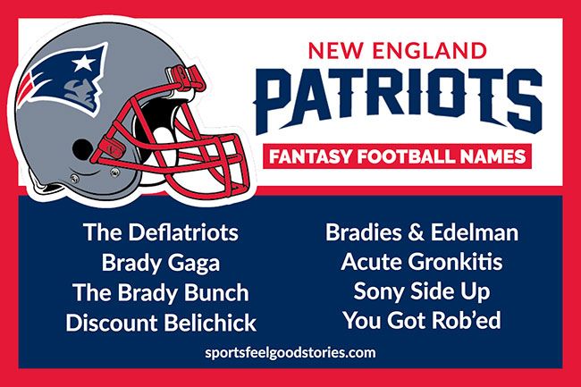 Funny Patriots Fantasy Football Names: Get Ready to Laugh with these Awesome Names