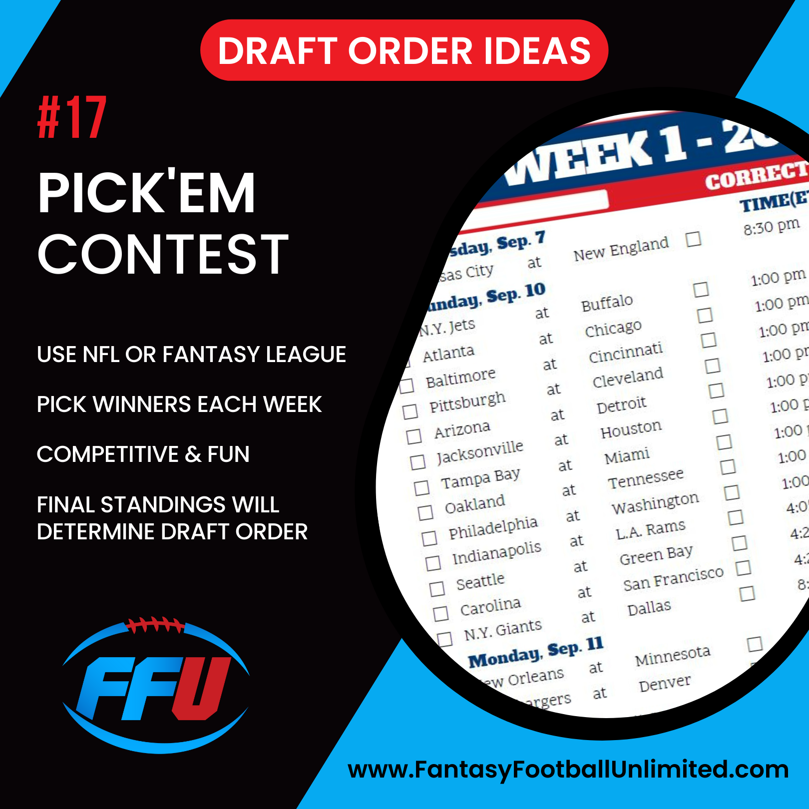 Fantasy Football Draft Order Olympics for a Fair Start!