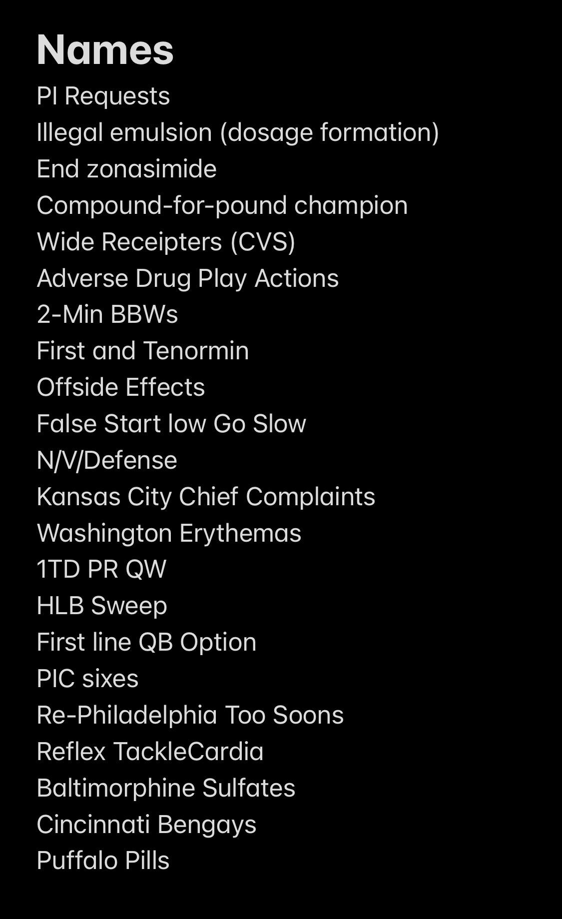 Best Medical Fantasy Football Names (Doctor & Hospital Themed!)