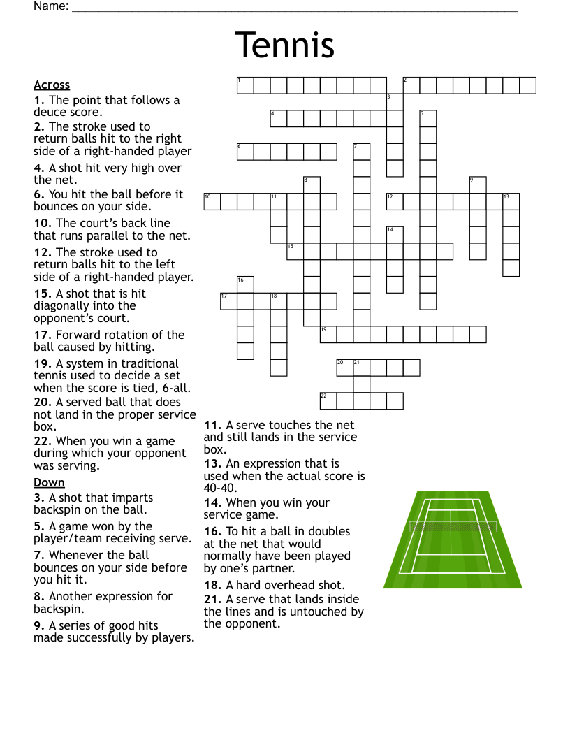 Stuck on 40 40 Tennis Crossword? Find Easy Solutions Here.