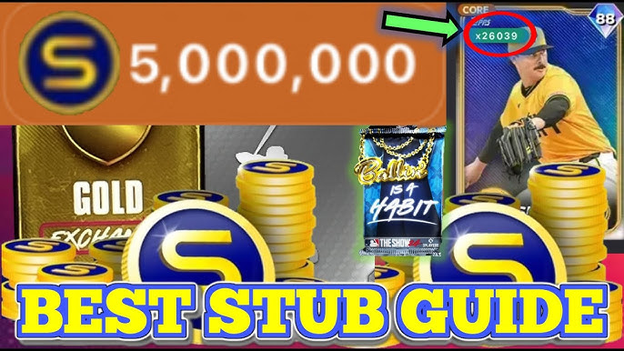 MLB The Show Stubs: How to Maximize Your Stub Count!