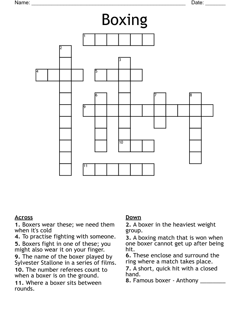 Solve a Crossword Boxing Match: Tips and Tricks Here!