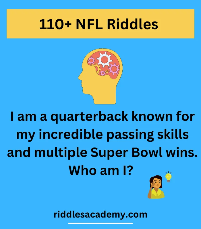 Tricky NFL riddles? See if you can answer fast.