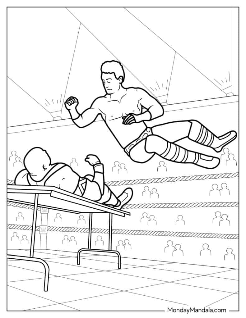 Looking for fun and easy wwe coloring sheets? These printable activities are perfect for keeping children happily entertained.