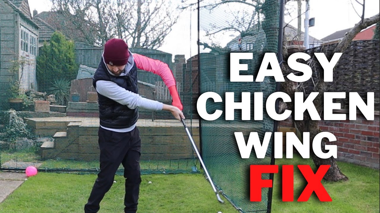 How to fix the chicken wing golf swing? Follow these easy steps for a much better shot today.