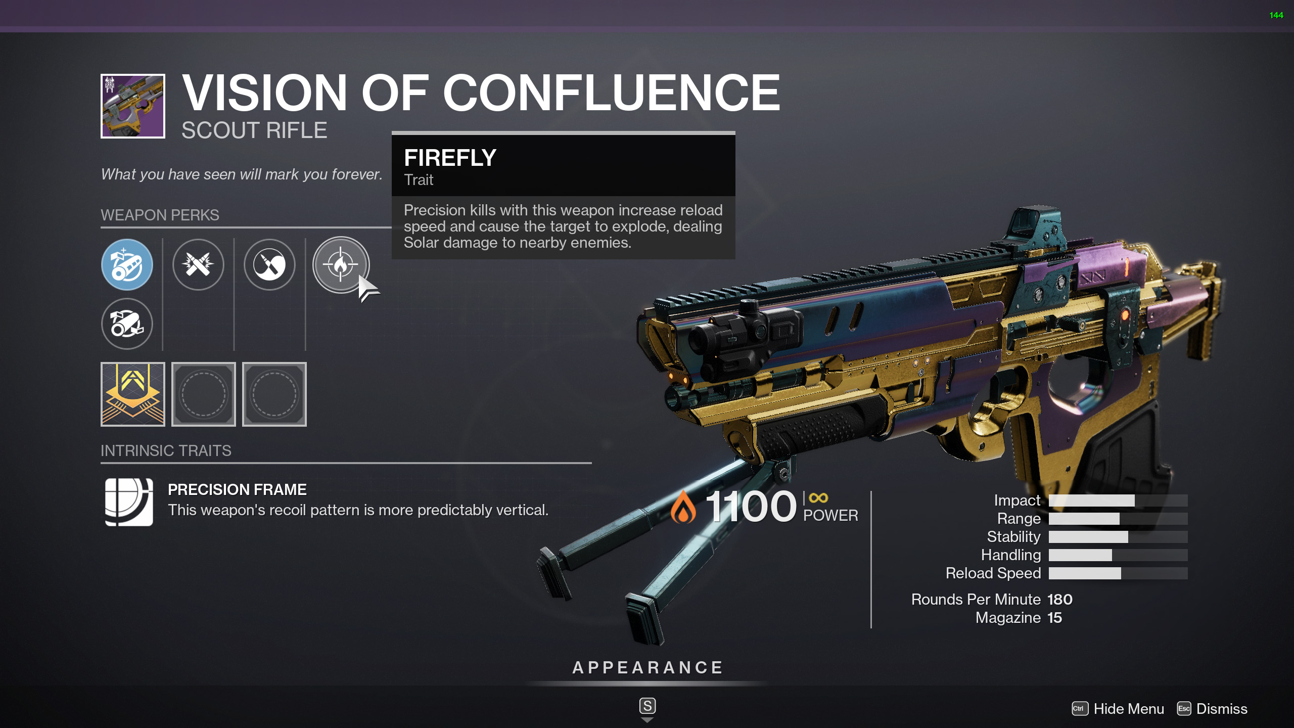 Want the Vision of Confluence god roll? Here are the best perks explained in simple terms.